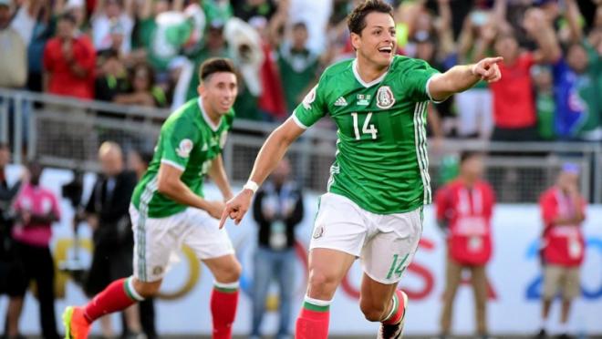 Chicharito lifts Mexico to a 2-0 win over Jamaica.