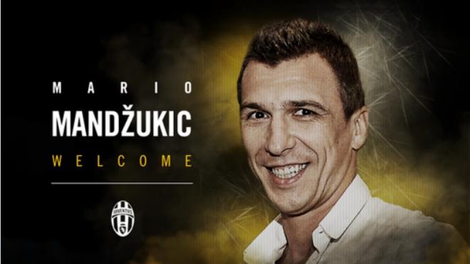 Mario Mandzukic will join Serie A winners Juventus