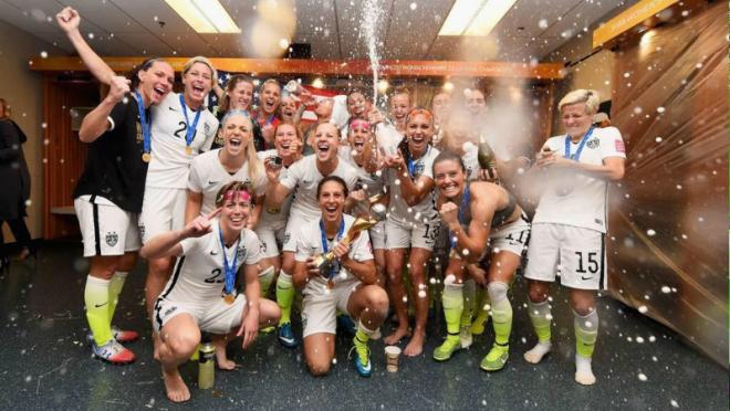 the USWNT is popping champagne. 