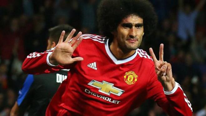 Marouane Fellaini is van Gaal's mystery striker