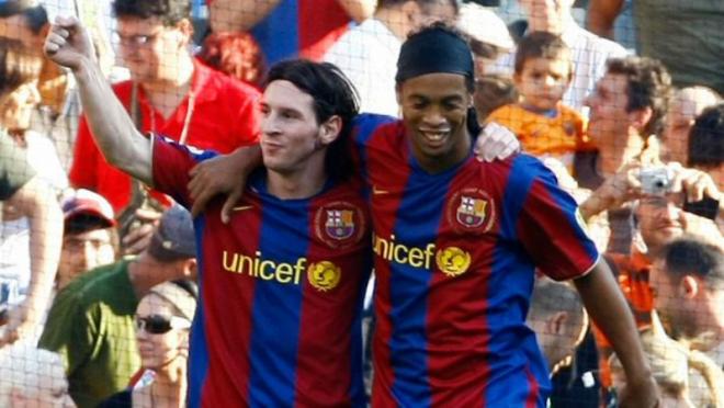 Messi Ronaldinho