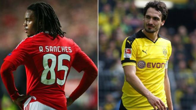 Renato Sanches and Mats Hummels