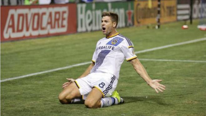 Steven Gerrard makes his MLS debut