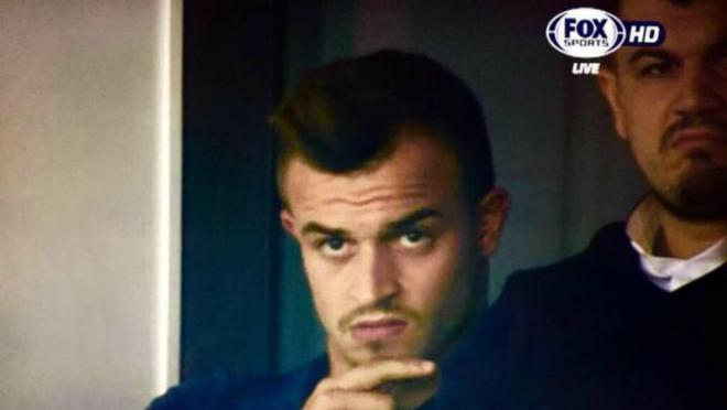 Xherdan Shaquiri at Stoke. 