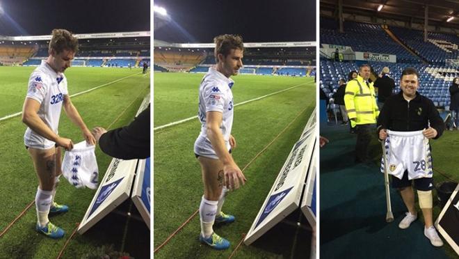 Gaetano Berardi gave fan his smelly shorts post match