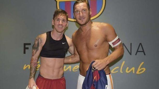 Messi and Totti