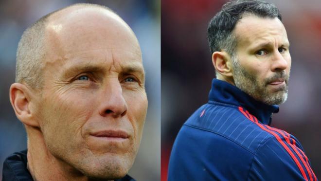 Bob Bradley and Ryan Giggs