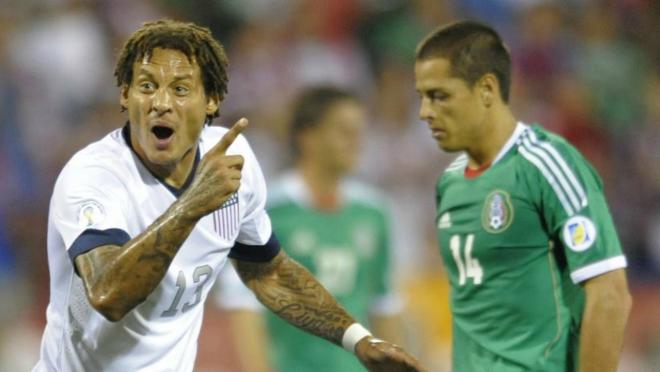 Jermaine Jones and Javier 'Chicharito' Hernandez