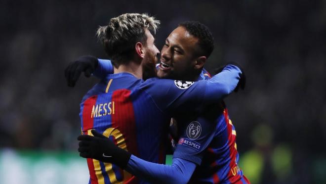 Neymar and Messi