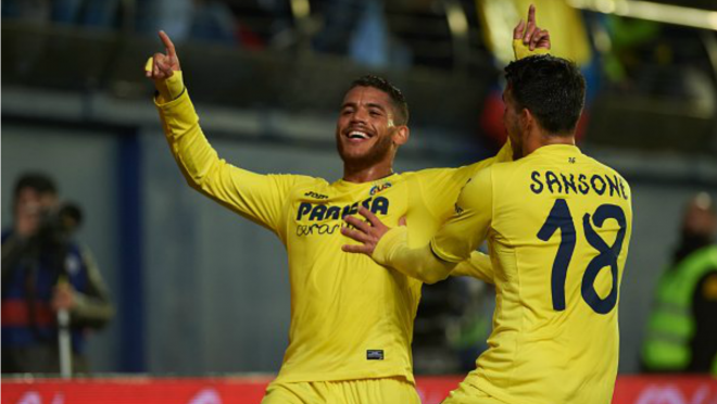 Jonathan dos Santos scored against Sporting Gijon.