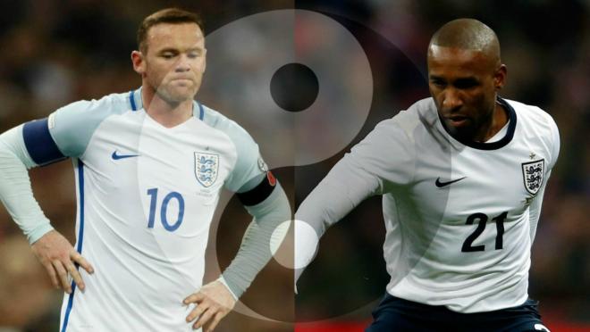 Wayne Rooney and Jermain Defoe