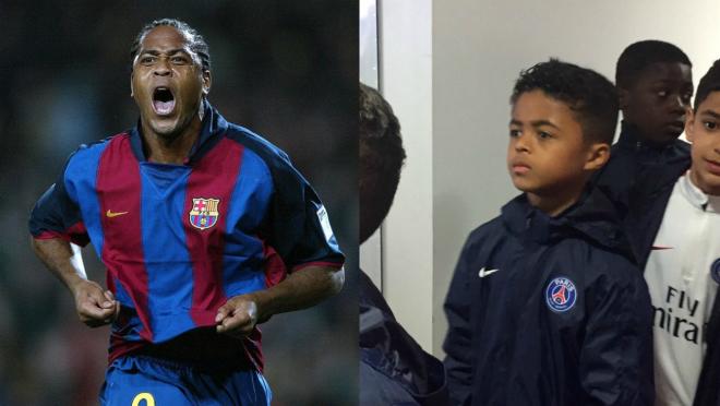 Patrick Kluivert and Shane Kluivert