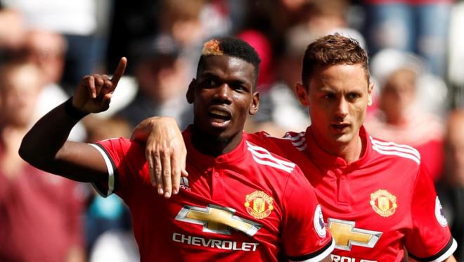 Paul Pogba and Nemanja Matic