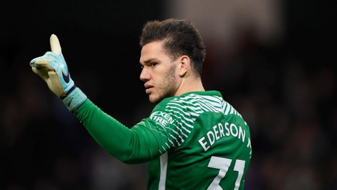 Ederson passing vs Tottenham