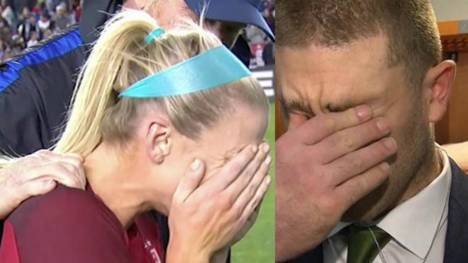 Julie Ertz reaction to Super Bowl news