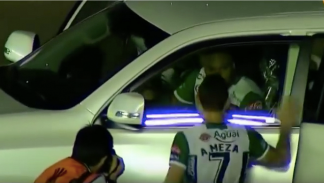 Copa Libertadores car celebration