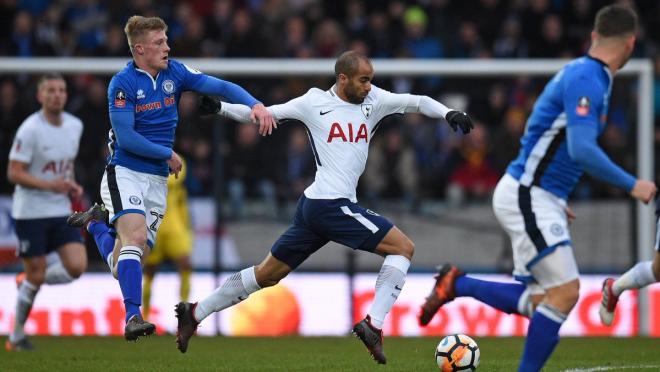 Lucas Moura Tottenham debut