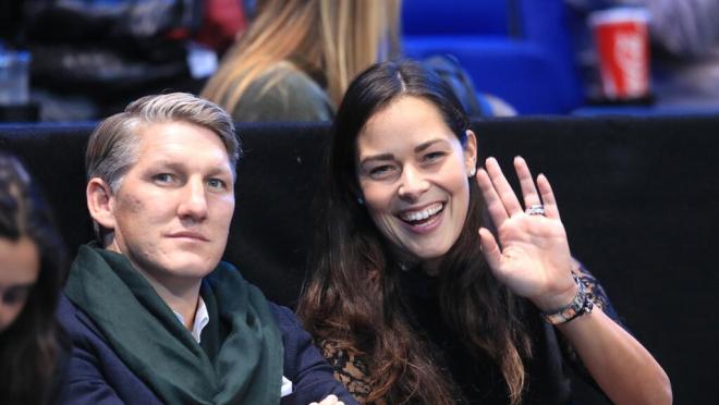 Bastian Schweinsteiger and Ana Ivanovic