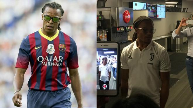 Edgar Davids at Atlanta United match