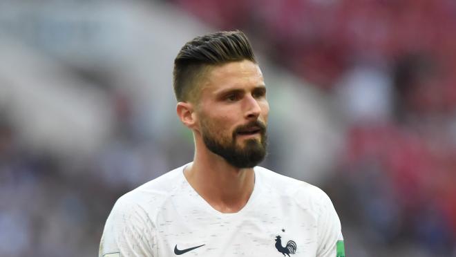 Olivier Giroud Shaved Head