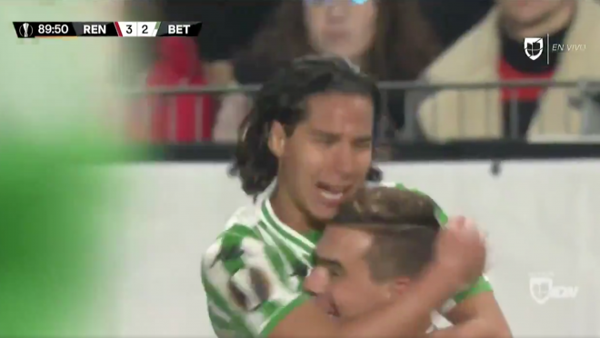 Diego Lainez Goal vs Rennes