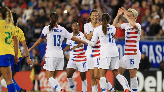 USWNT vs Brazil Highlights