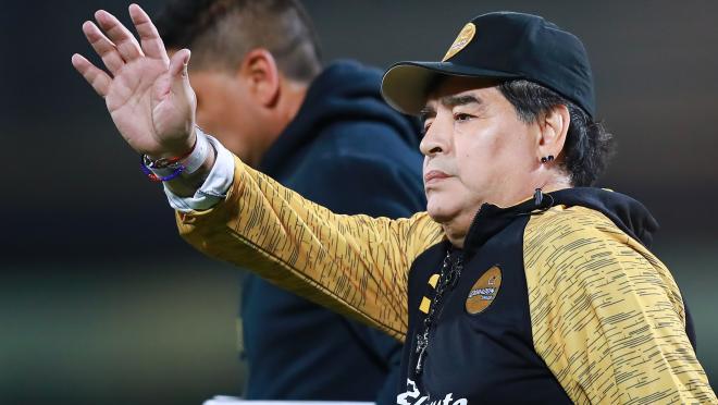 Diego Maradona Coaching Dorados