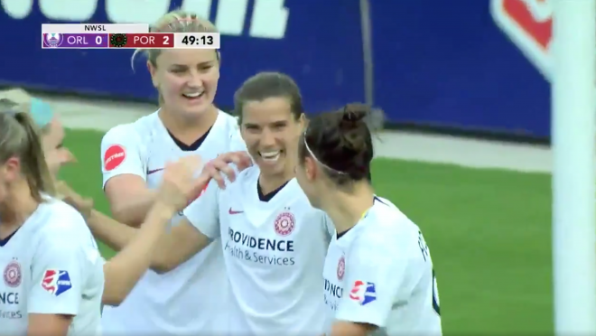 Tobin Heath Goal vs Orlando