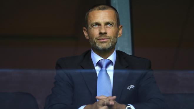 UEFA President Aleksander Čeferin