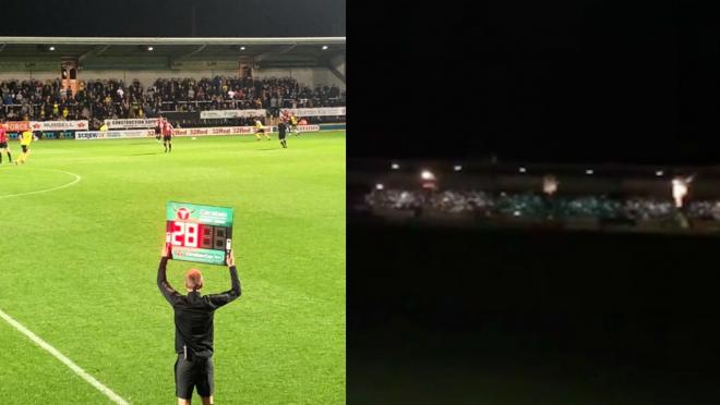 Burton floodlight failure