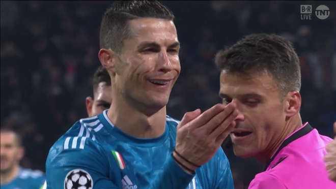 Cristiano Ronaldo Reaction vs Lyon Meme