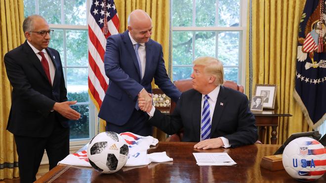 FIFA asks Trump