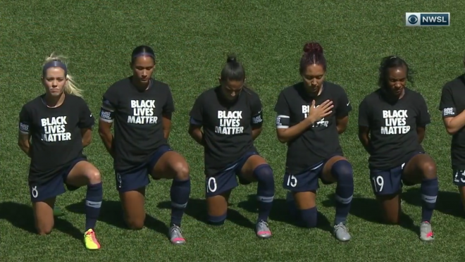 NWSL Anthem Protest