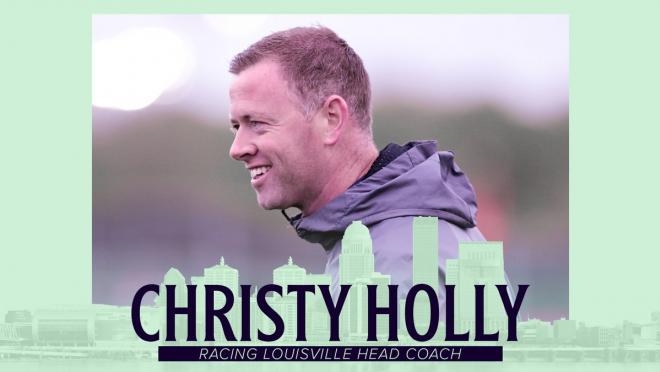 Racing Louisville Coach Christy Holly