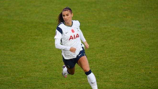 Alex Morgan Tottenham Debut