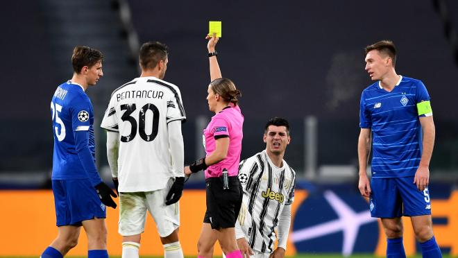 First Female Champions League Ref