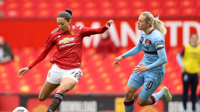 Christen Press Old Trafford Goal