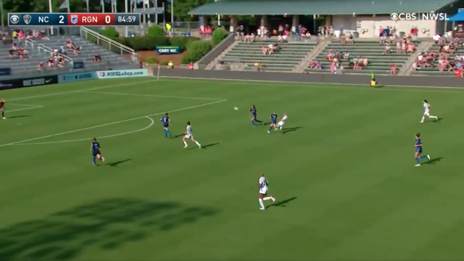 Jess Fishlock Lob Goal vs N.C. Courage