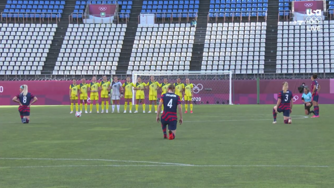 Carli Lloyd Stands