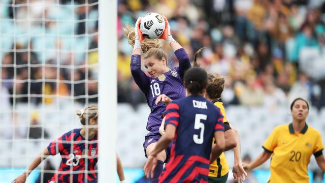 USWNT vs Australia Highlights were Casey Murphy vs Australia Highlights