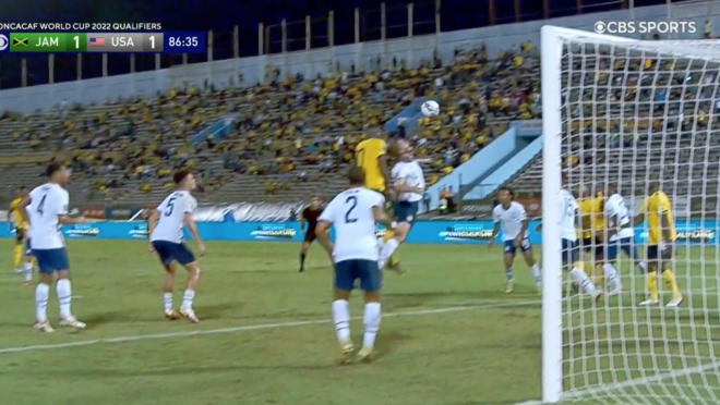 Jamaica Disallowed Goal vs USMNT