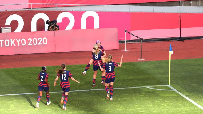 Rapinoe USWNT Goal Of The Year 2021 Nominee 