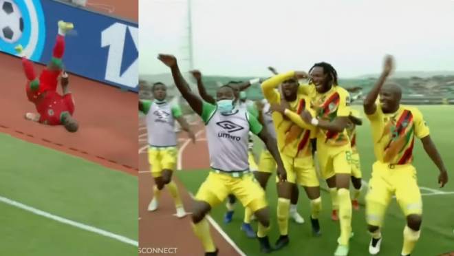 Malawi Zimbabwe Goal Celebration