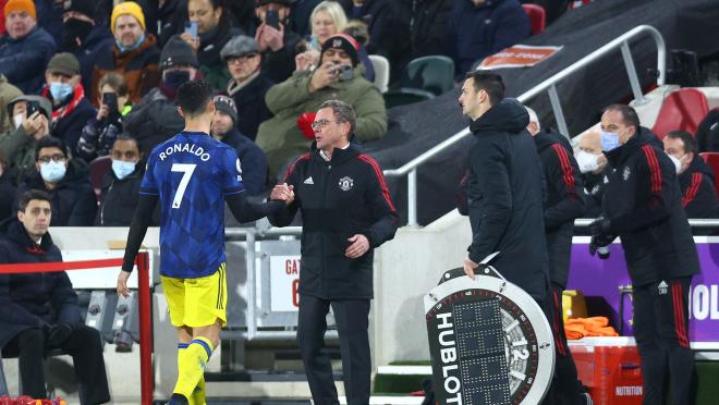 Cristiano Ronaldo Benched vs Brentford