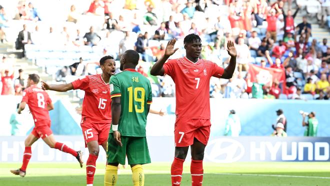 No Embolo Goal Celebration vs Cameroon