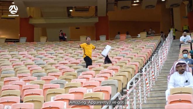 Australia fan in Saudi Arabia