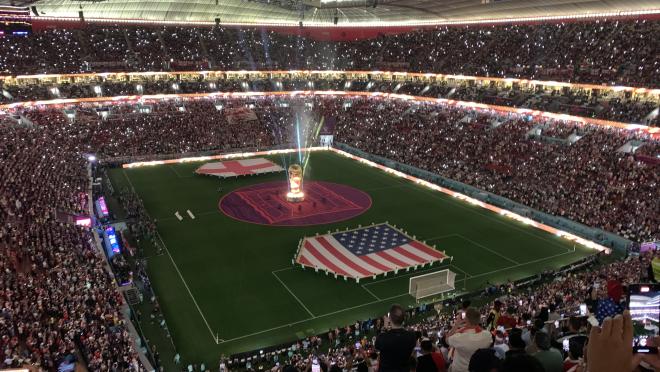 Fan's perspective at USA vs England