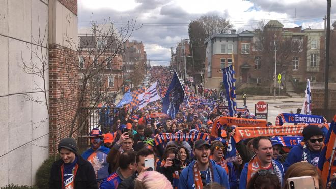 FC Cincinnati march