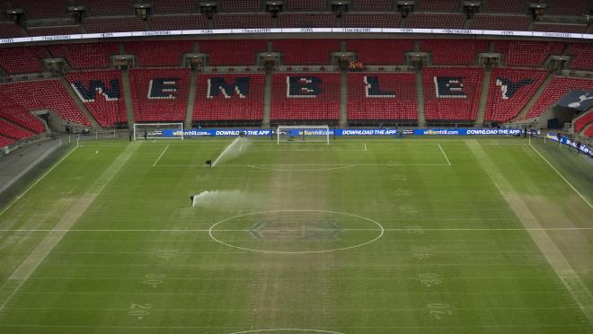 Wembley pitch after NFL