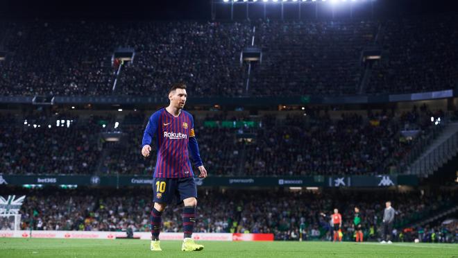 Lionel Messi hat trick vs Real Betis